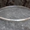 Hammered bangle (1 of 1) Traditional D-Shape Bangle - Glitter Hammered