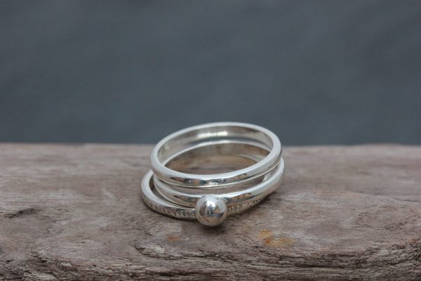Ring Making Experience - Stacking Rings - Set of Three