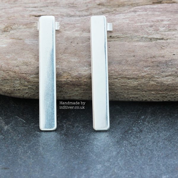 Oblong earrings - Smooth