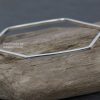 Geometric Hexagonal Bangle