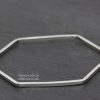 Geometric Hexagonal Bangle