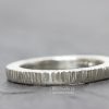 Heavy Square ring, line hammered