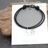Black Heart Friend card 1024 Friendship bracelet: Black Heart