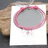 Pink Heart Friend card 1024 Friendship bracelet: Pink Heart