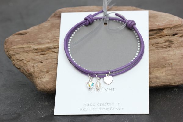 Friendship bracelet: Purple Heart