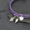 Friendship bracelet: Purple Heart