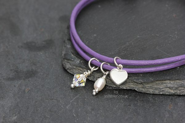 Friendship bracelet: Purple Heart