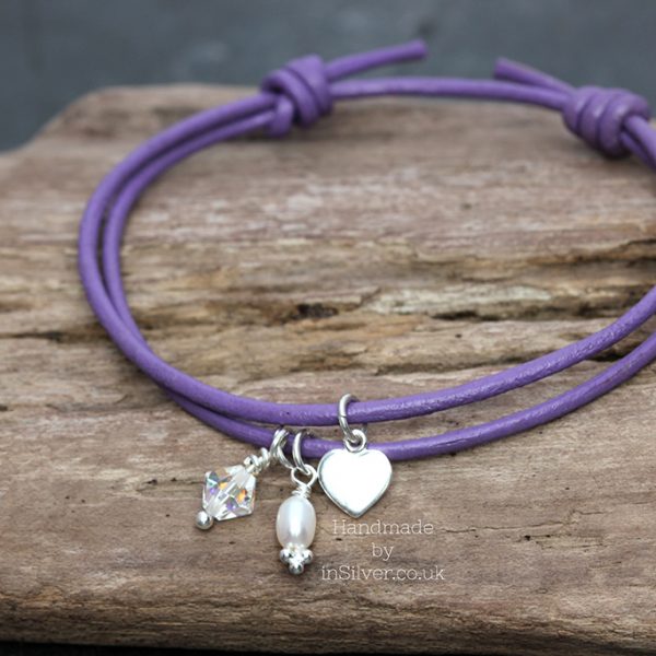 Friendship bracelet: Purple Heart