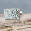 Rectangular Hammered Cufflinks