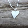 Mini Squishy Heart Pendant - Smooth