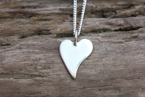 Mini Squishy Heart Pendant - Smooth