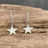 Amooth standard stars Shiny Star Hook Earrings