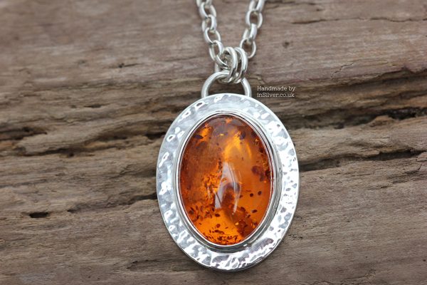 Amber Pendant wood 2 wm 1024 Amber and sterling silver handmade pendant