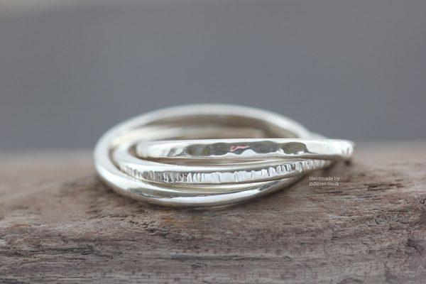 Sterling silver Russian Band handmade in Folkestone
