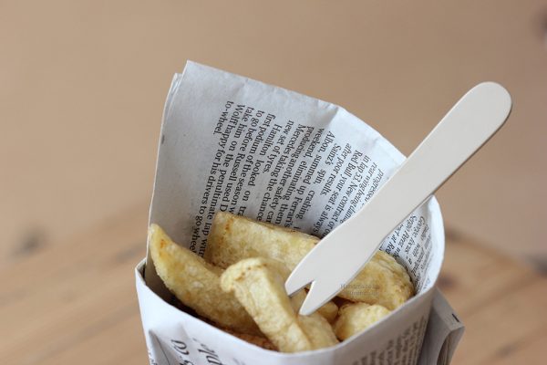 Chip fork plain chips 1 wm 1024 Hand sawn sterling silver chip fork, handmade in Folkestone