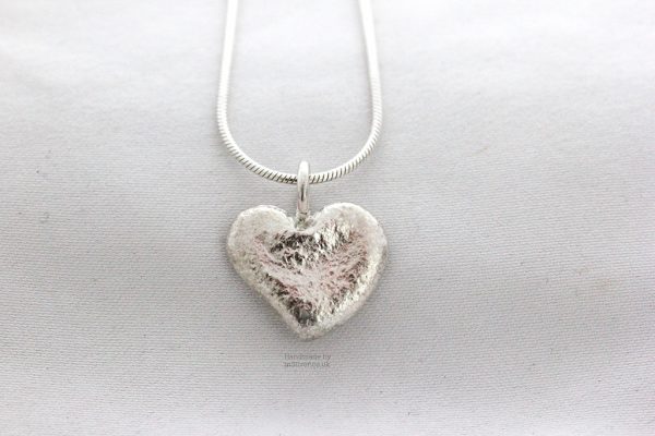 Molten heart pendant