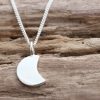 Plain moon pendant wan wm 1024 Plain Crescent Moon Pendant