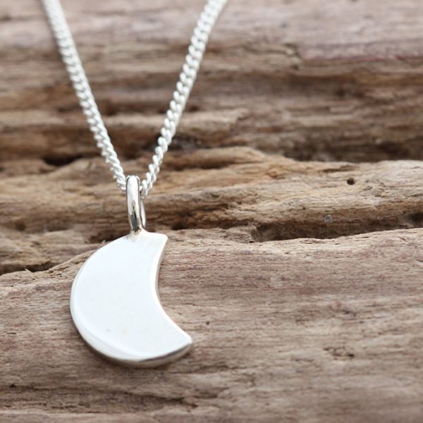 Plain Crescent Moon Pendant
