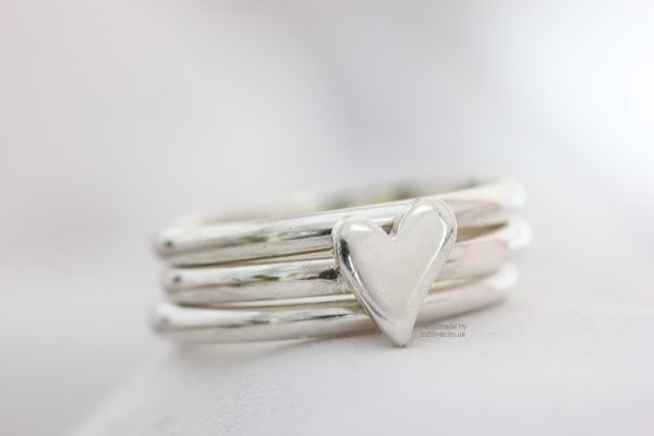 Squishy heart stackers plain wm 1024 Squishy heart stacking ring set