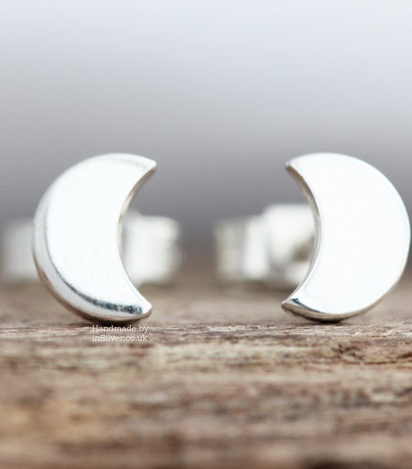 Mini moon studs plain