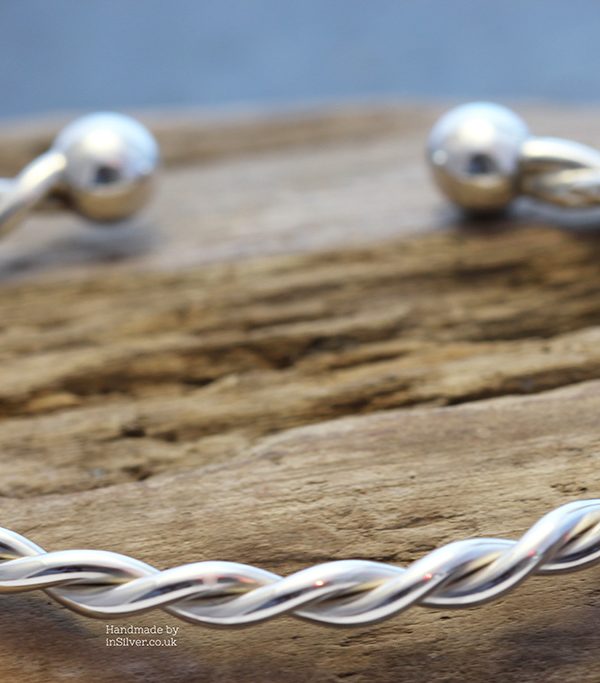 Heavy Twist Torque Bangle