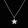 Star mini glitter hammered pendant velvet wm 1024 Sterling silver glitter hammered mini pendant, handmade in Folkestone