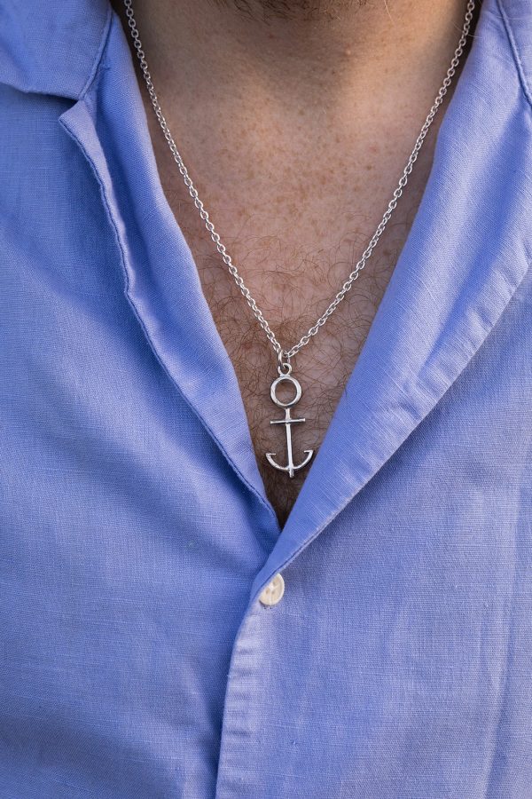 Sterling silver Anchor pendant