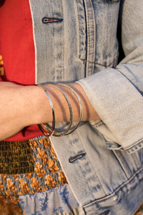Square wire bangles