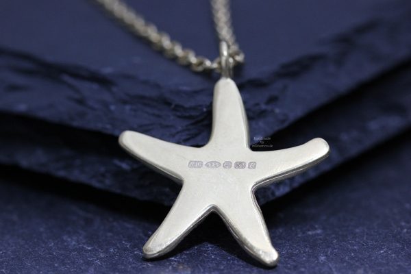 Starfish Pendant Trace Chain in Gold Vermeil