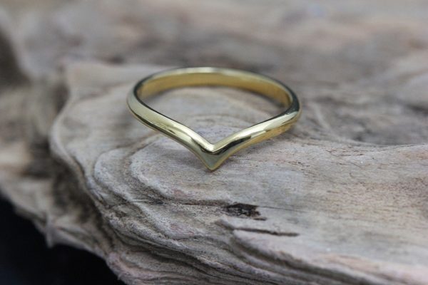 VM Wishbone Ring WM 1024 Wishbone Ring Gold Vermeil