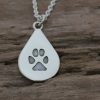 Paw print pendant