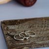 Stacking rings, pebble centrepiece option