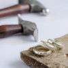 Traditional D-shape ring - wide band - workshop