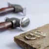Traditional D-shape ring, workshop