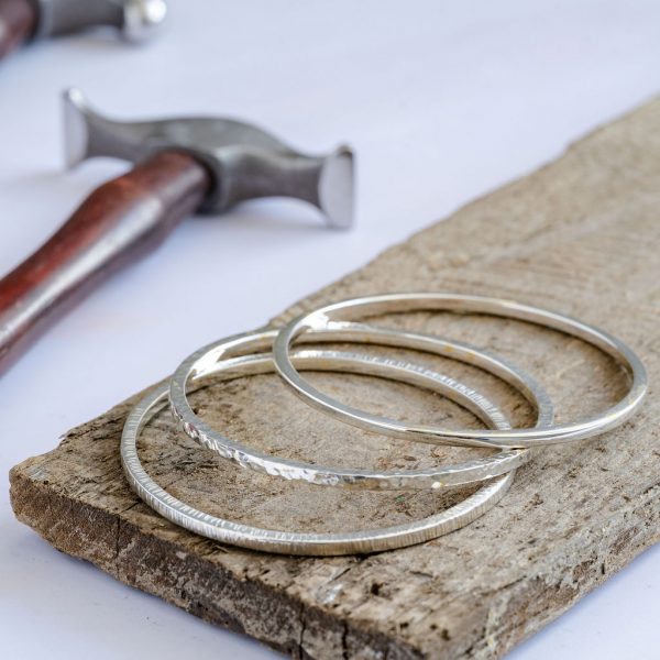 Square wire bangles