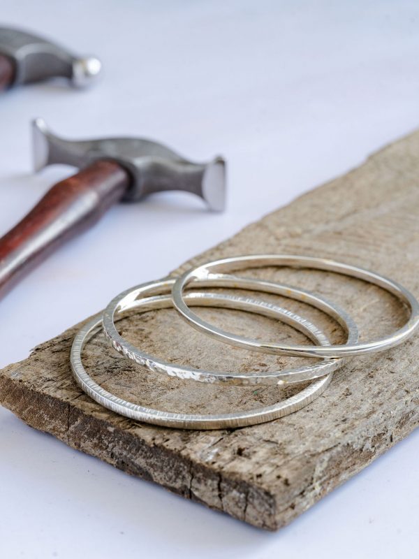 Square wire bangles