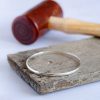 D-profile bangle, plain finish, jewellery making workshop