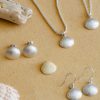 Cockle shell studs