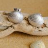 Cockle shell studs