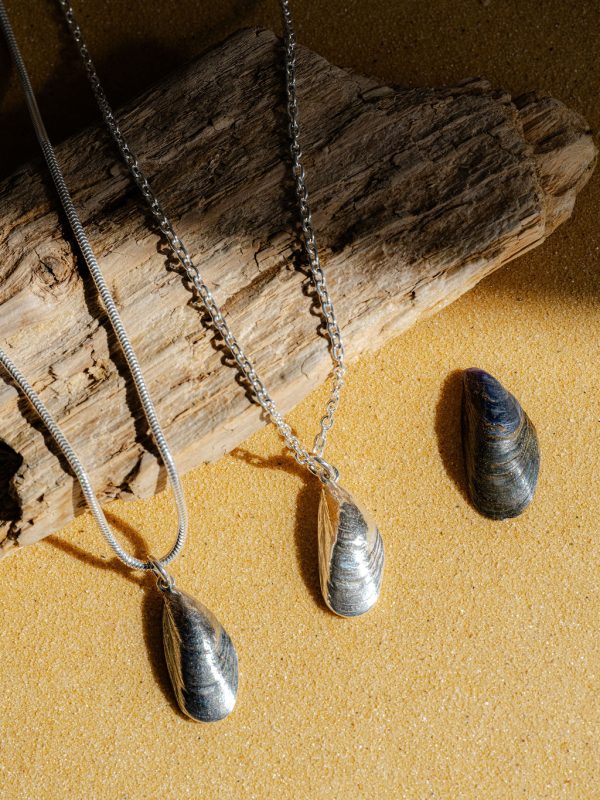 Mussel shell pendant