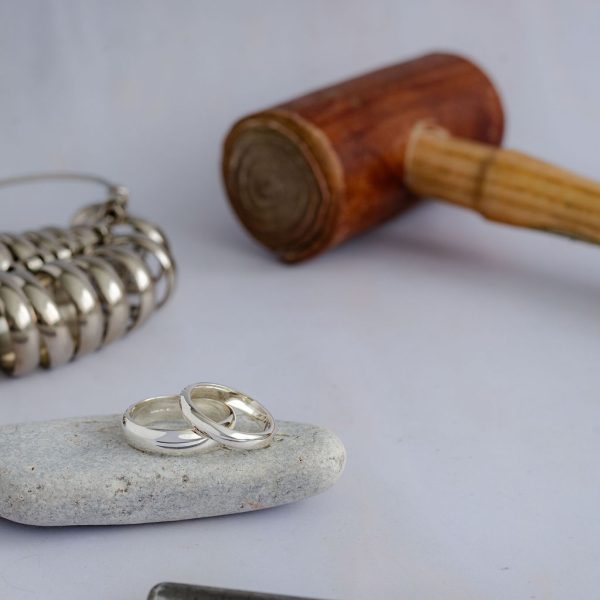 Silver Couples ring